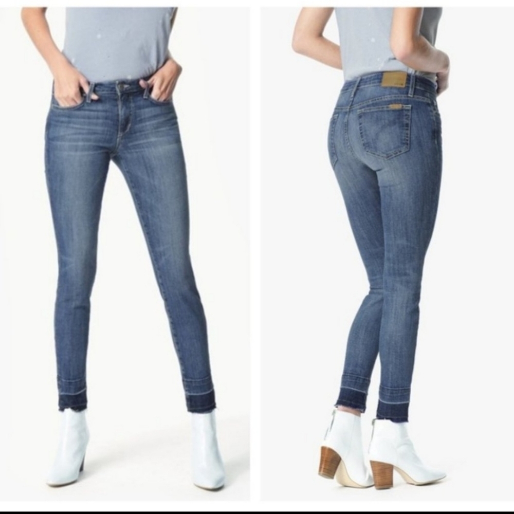 Joe's Jeans The Icon mid-rise skinny ankle Frayed Hem
